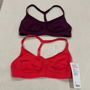 Two Lululemon Deep Breath Bra